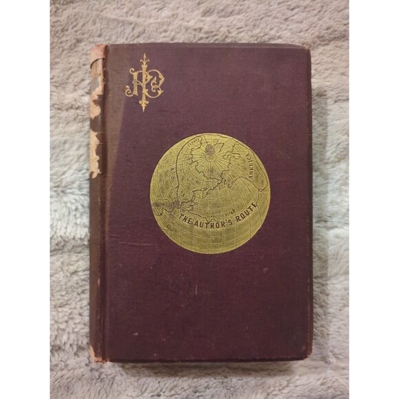 1870 ACROSS AMERICA AND ASIA RAPHAEL PUMPELLY HCB LEYPOLDT & HOLT HCB BOOK RARE - Picture 1 of 16